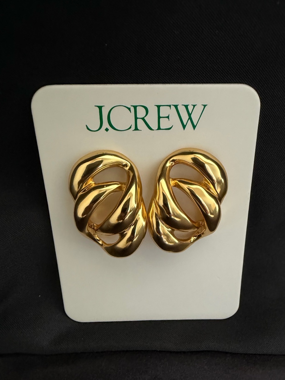 J. Crew Sculptural link earrings